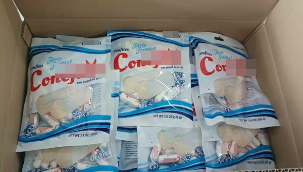 OEM milk candy order to Costa Rica customer