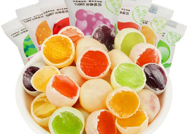 Thai Chew Candy cream coating jelly candy OEM order