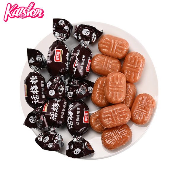 Hard plum candy