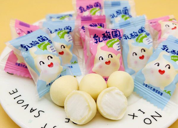 Yogurt chewy milk candy