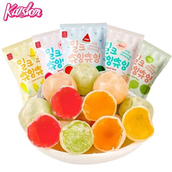 Fruit flavor thai chew candy chewy milk candy
