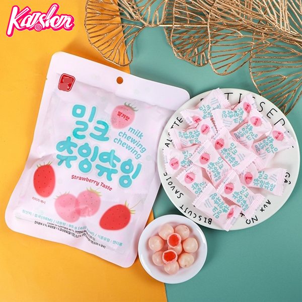 Fruit flavor thai chew candy chewy milk candy