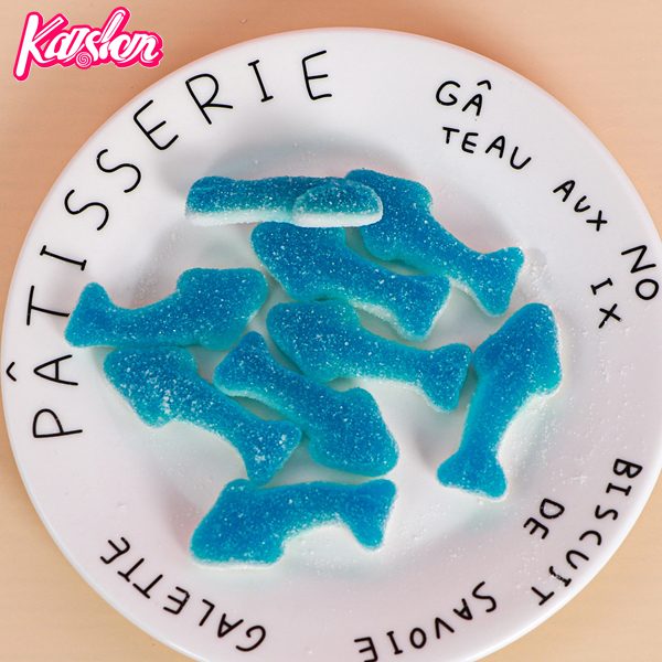 Animal shark shapes gummy candy
